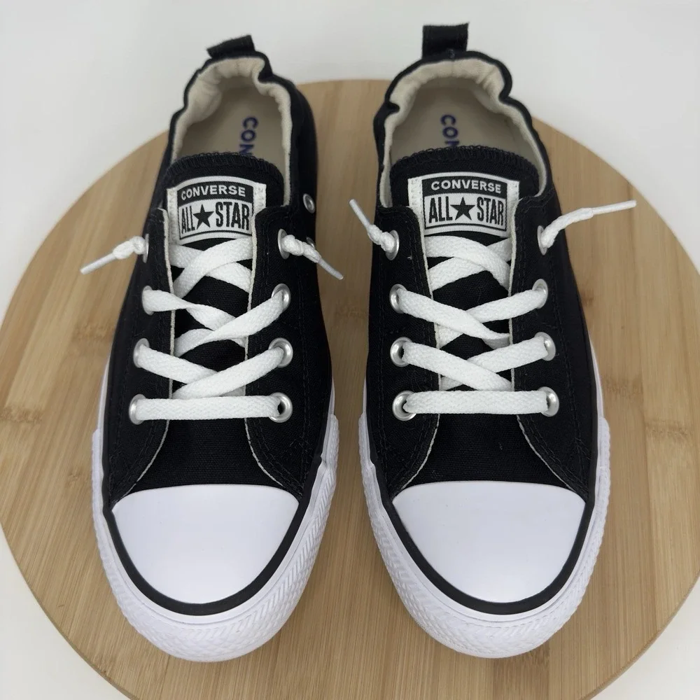 Converse Chuck Taylor All Star Shoreline Black Slip On Sneakers Women's 10
